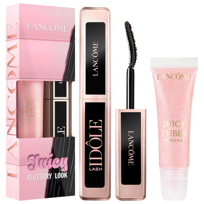 Lancôme Mini Juicy Tubes Dodaq Parlaqlığı və Travel Size Lash Idôle Mascara Dueti