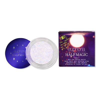 HALF MAGIC - EUPHORIA X HALF MAGIC Glitterpuck Gözlər, Üz və Bədən üçün Parlaq Peri Tozu