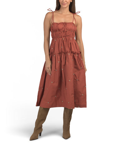 en saison reagan midi dress EN SAISON Reagan Midi Geyimi – YoxYox