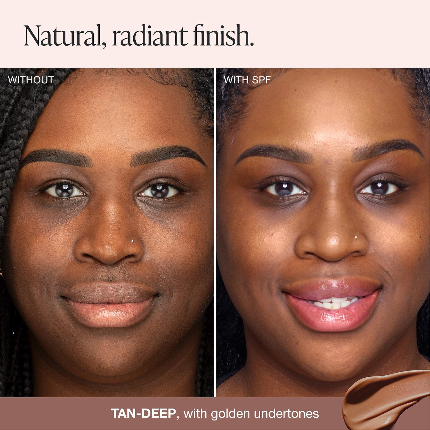 INNBEAUTY PROJECT Mineral Sun Glow Geniş Spektrli Günəş Kremi SPF 43 PA +++ Peptidlər və C Vitamini ilə