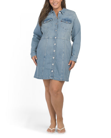 LEVIS Plus Flynn Qərb Tərzi Mini Geyim