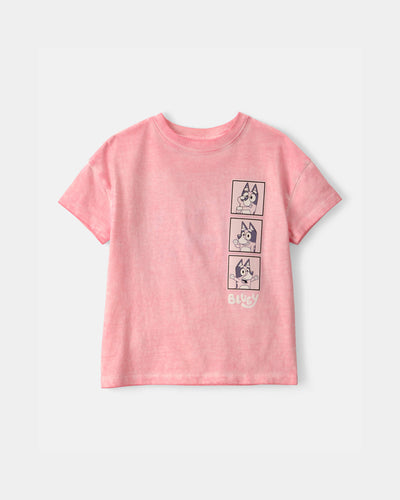 OshKosh B'gosh Kiçik Qız Bluey™ Qrafikli Köynəyi - Çəhrayı