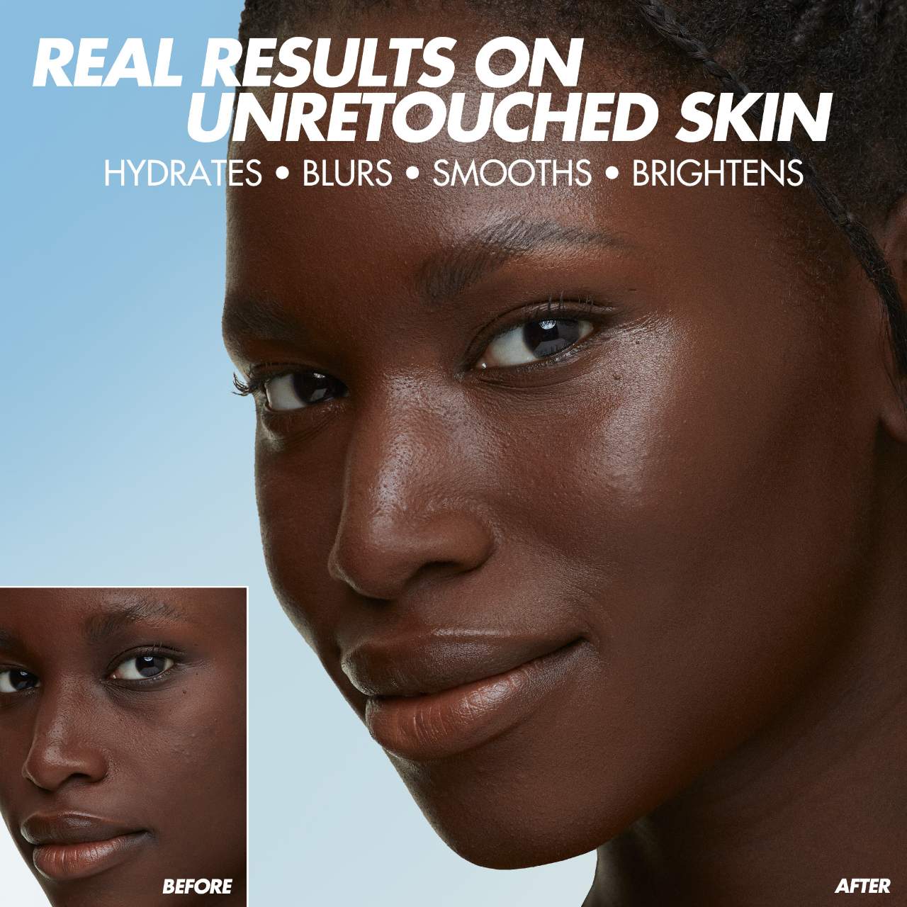 MAKE UP FOR EVER Mini HD Skin Hydra Glow Dərmatologiyalı Tonal Krem Hialuron Turşusu ilə