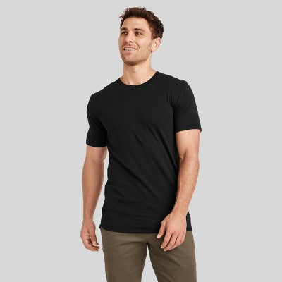Jockey Generation Kişi Pamuk Stretch Ekipaj Boyunlu 3-Paket Alt Köynək - Qara L: Qısa Tərəvəz, Çəkmə Üstü