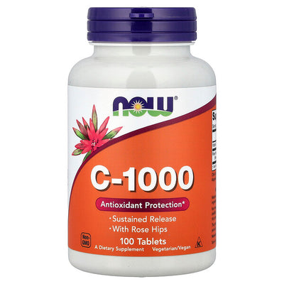 Now Foods C 1000 Tərəvəz Səhərçiçəyi 100 Tablet
