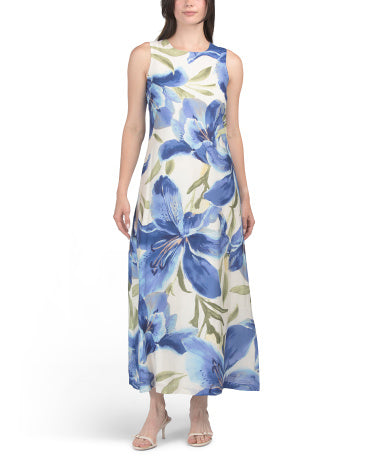 VINCE CAMUTO Çiçəkli Maksı Geyim