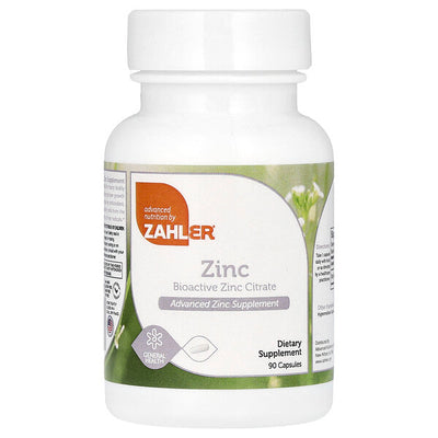 Zahler Zinc Bioaktiv Sink Sitrat 90 Kapsul 50 Mg