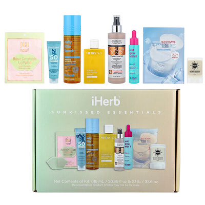 iHerb Exclusive Günəş Kimi Parlayan Əsas Dəsti 8 Parça