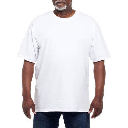 Kirkland Signature Kişi Ağır Çəkili Crew Köynəyi, 6-Pack, Ağ, 3X-Large
