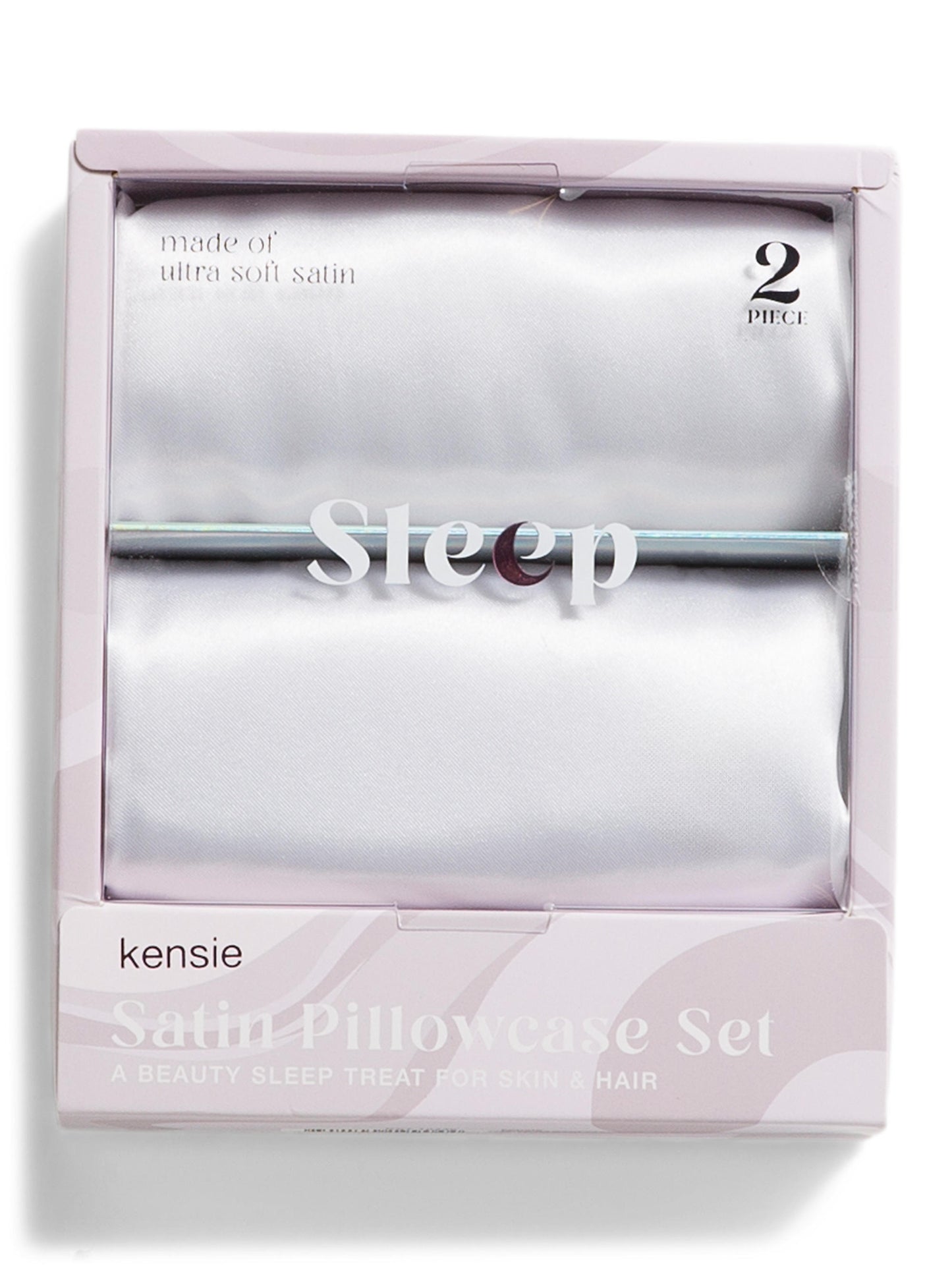 KENSIE 2-Pack Satin Yastıq Örtüyü