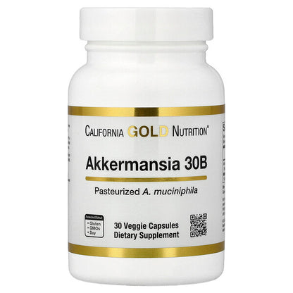 California Gold Nutrition Akkermansia 30 Milyar 30 Vejetaryan Kapsulu 150 Mg