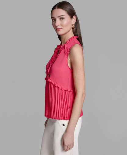 BCBG Qadın Fırfırlı Pileli Ətəkli Bluzka