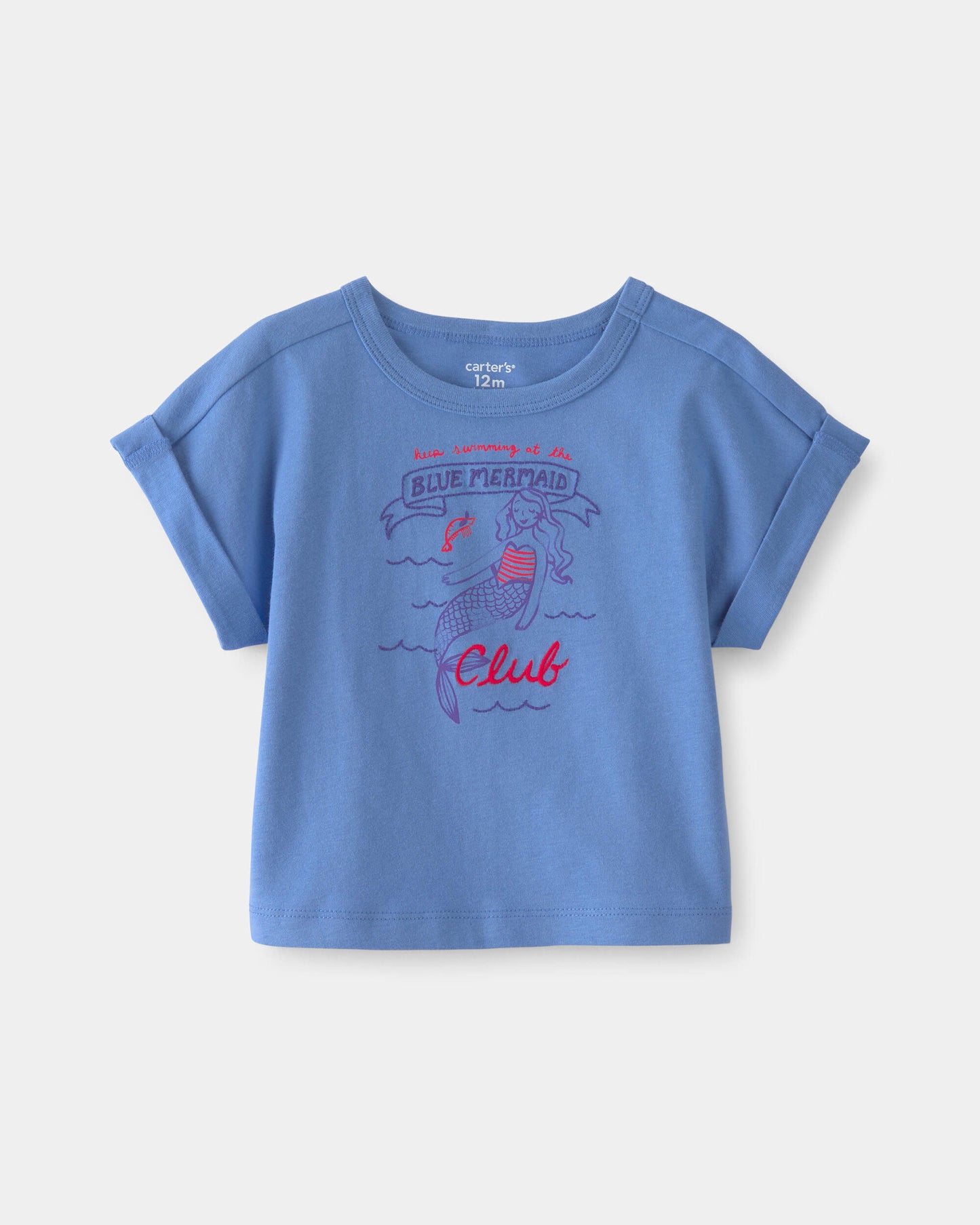 Carter's Qız Uşaq Siren Bluzası - Mavi