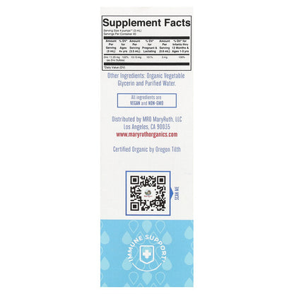 Maryruth S Organic Ionic Zinc Maye Damlaları Adsız 4 Fl Oz 120 Ml