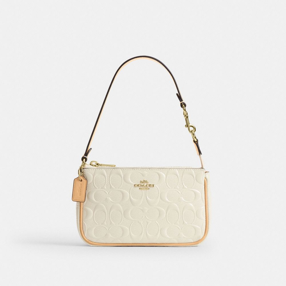 Coach Nolita 19 Signature Dəri Çanta Çarmlarla