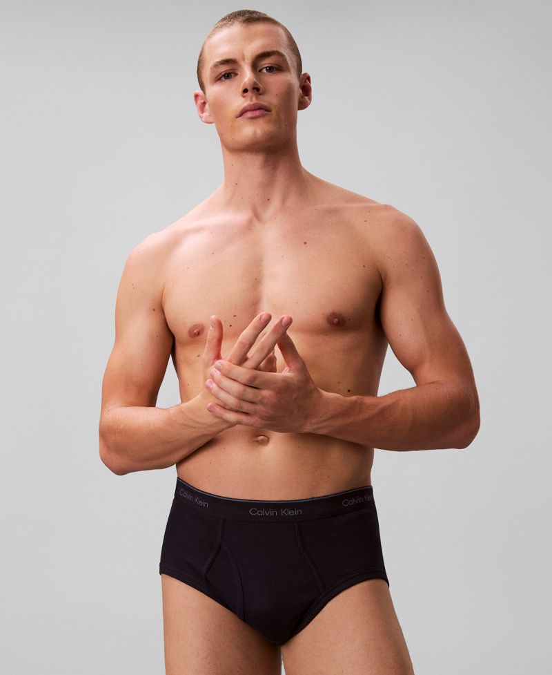 Calvin Klein Kişi Pambıq Klassik Briefs Donlar, 5-Pack