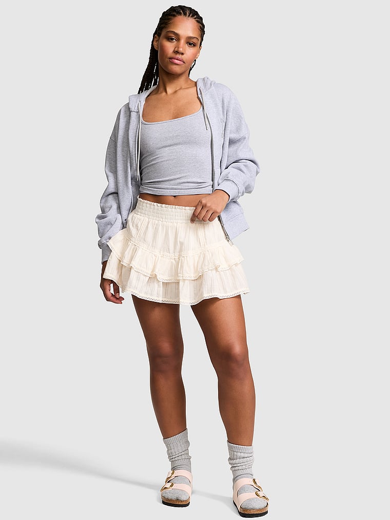 PINK Frill Seeker Ruﬄe Skort