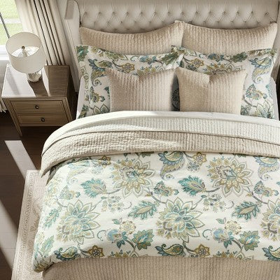 Levtex Home Palladium Boz Tam/Queen Yataq Dəsti