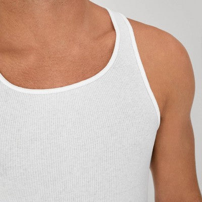 Hanes Kişi 6 Paket Atlet - Ağ M