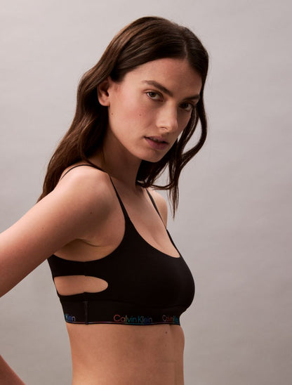 Calvin Klein Icon Cotton Modal Pride Deconstructed Unlined Bralette