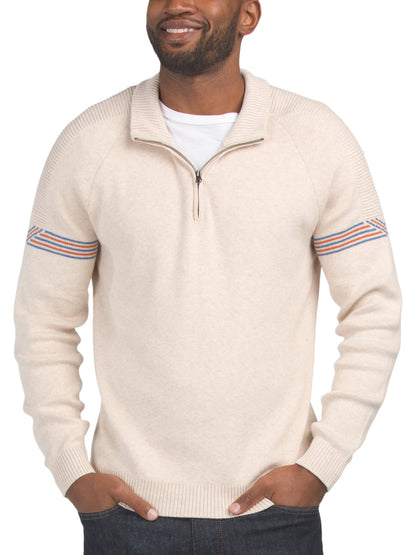 Merino Yün Qarışığı Archive Big Bear Quarter Zip Sveteri
