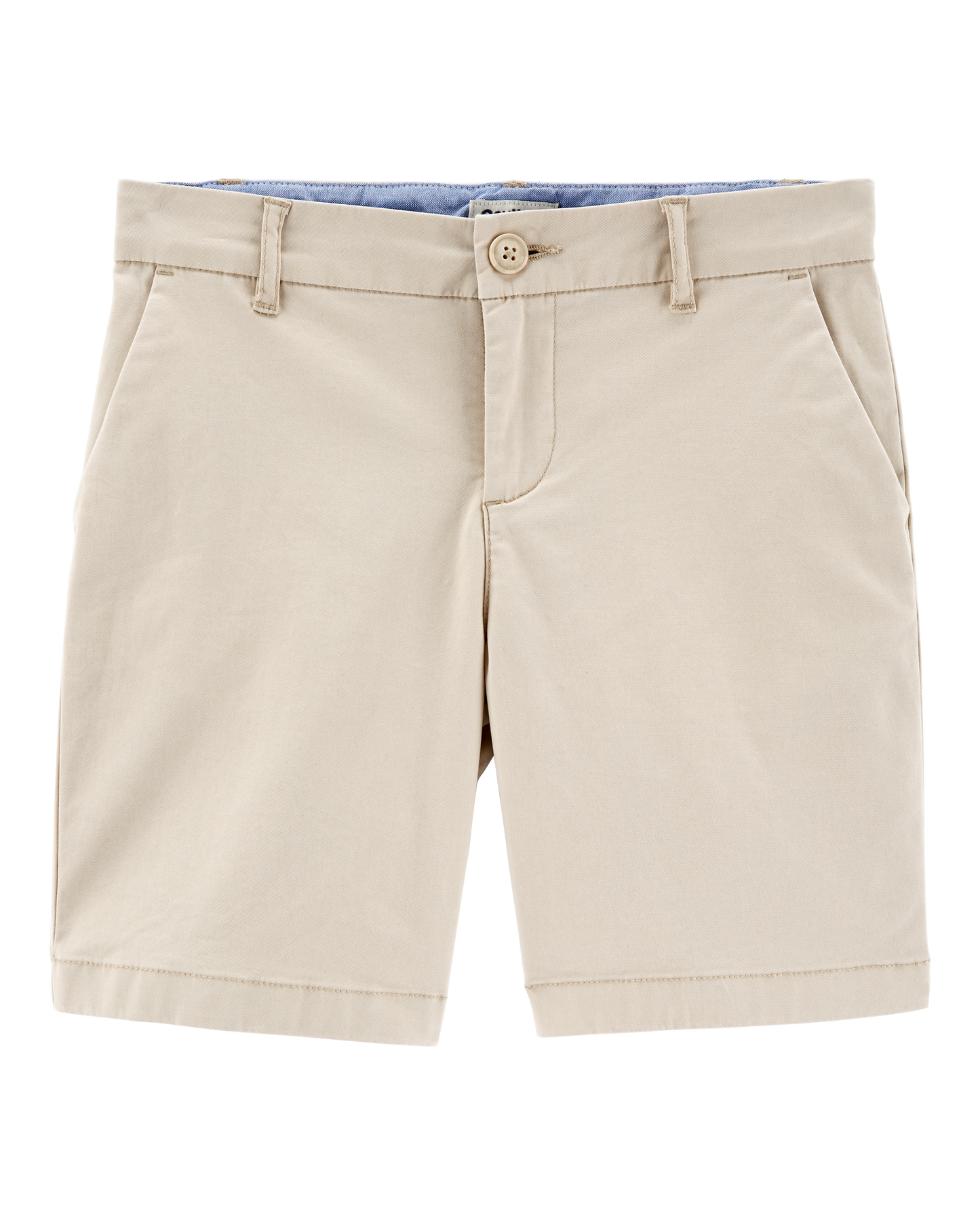 OshKosh B'gosh Qız Streç Çino Şortları - Xaki