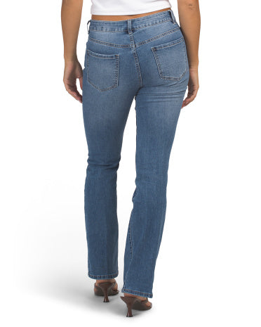 D. JEANS NEW YORK Yüksək Bel Bootcut Şalvar
