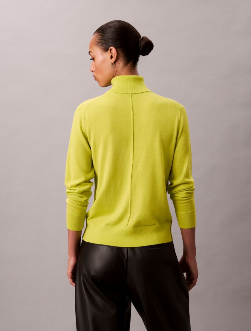 Calvin Klein Merino Wool Classic Turtleneck Sweater