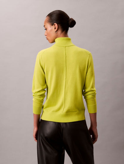 Calvin Klein Merino Wool Classic Turtleneck Sweater