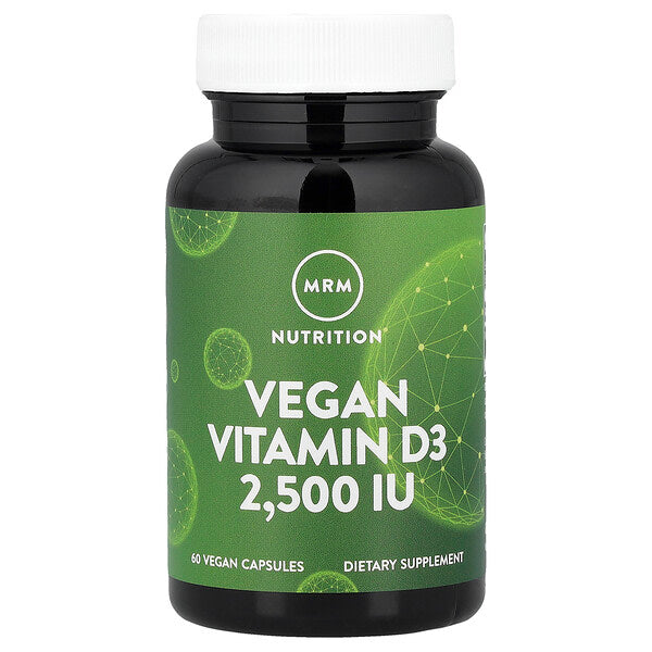 MRM Nutrition Vegan D3 Vitamini 62.5 mcg 2500 IU 60 Vegan Kapsul