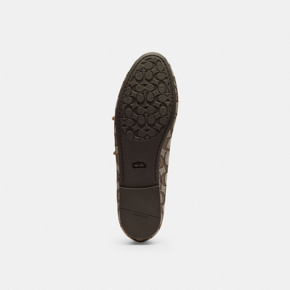 Coach İkili Tokalı Mary Jane Signature Jacquard