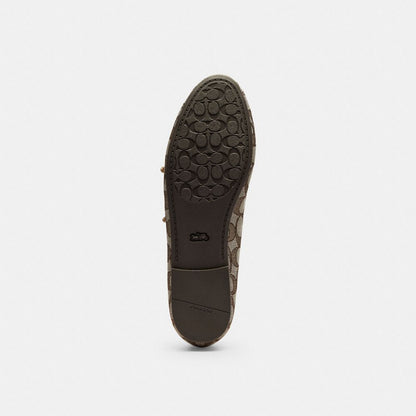 Coach İkili Tokalı Mary Jane Signature Jacquard