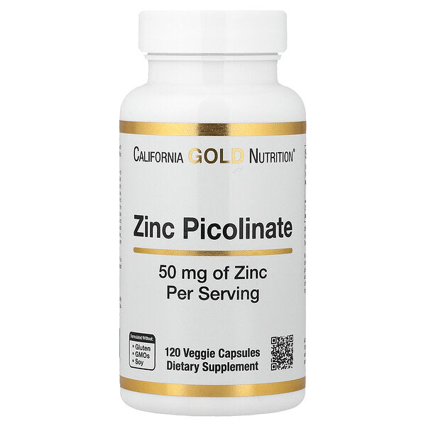 California Gold Nutrition Sink Pikolinat 50 Mg 120 Veqan Kapsul