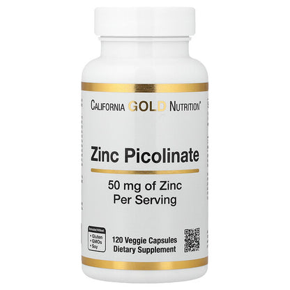 California Gold Nutrition Sink Pikolinat 50 Mg 120 Veqan Kapsul