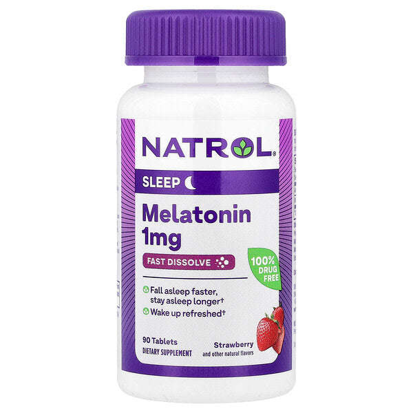 Natrol Melatonin Tez Əriyen Ciyelek 1 Mq 90 Tablet YoxYox