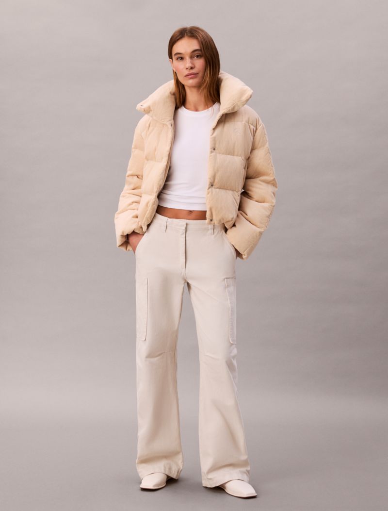 Calvin Klein Cord Puffer Gödəkçə