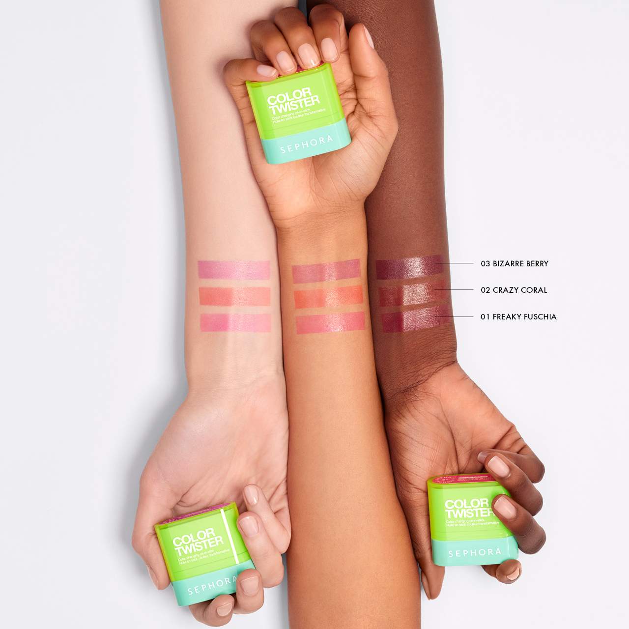 SEPHORA COLLECTION Color Twister Rəng Dəyişən Yağlı Dodaq və Yanaq Boyası