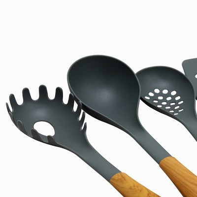 Oster Everwood Mətbəx 5-Parçalı Nylon Alətkə Seti Ağac Inspirasiyalı Tutacaqlarla