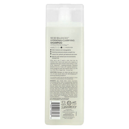 Giovanni 50/50 Balanslaşdırılmış Nəmləndirici Təmizləyici Şampun Normal-Quru Saçlar Üçün 250 ml