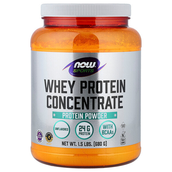 Now Foods Sports Whey Protein Concentrate Protein Tozu Tat Əlavə Olmadan 680 G