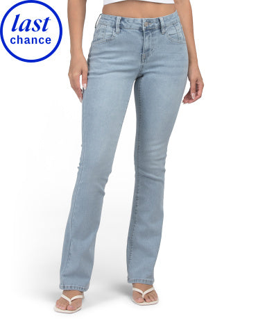 HONEY MONDAY Bootcut Cins Cəbə Tikişi ilə