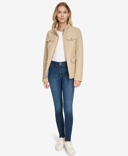 Nautica Jeans Nautica Qadın Bütün Rəngli Preslənmiş Gödəkçə
