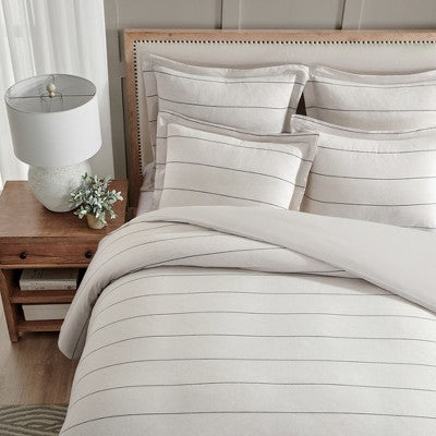 Leo Stripe Qara Kral/Kaliforniya Kral Yorğan Dəsti - Levtex Home