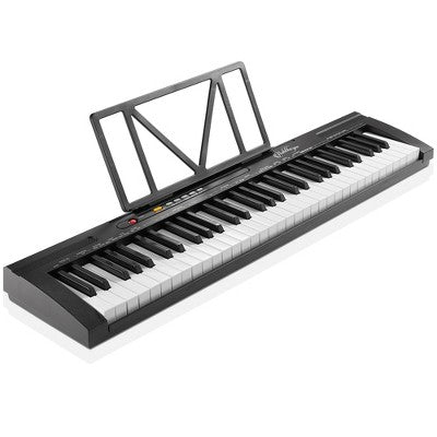 Ashthorpe 61 Düymə Rəqəmsal Elektronik Klaviatura Pianino Başlanğıcçılar üçün Qulaqlıq və Mikrofon ilə