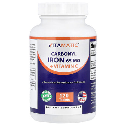 Vitamatic Karbonil Dəmir Vitamin C 120 Tablet
