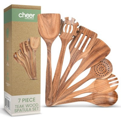 Cheer Collection 7 Parçalı Zərif Ağac Bişirmə Qabları Dəsti