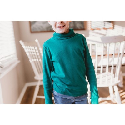 City Threads Uşaq Yumuşaq Pambıq Balaca Yaxası - ABŞ İsehidisi, Nəfəs Alan Çox Məqsədli Layering Üstü Qız və Oğlan üçün, Candy Apple - 14Y