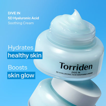 Torriden DIVE IN 5D Hialuron Turşusu Duyarlı Dəri üçün Yatışdırıcı Krem