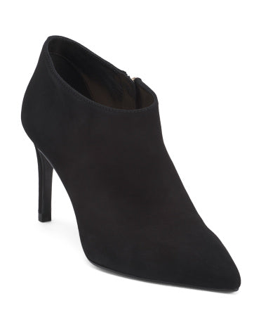 LK BENNETT Made In Spain Suede Elle Pointed Çəkmə