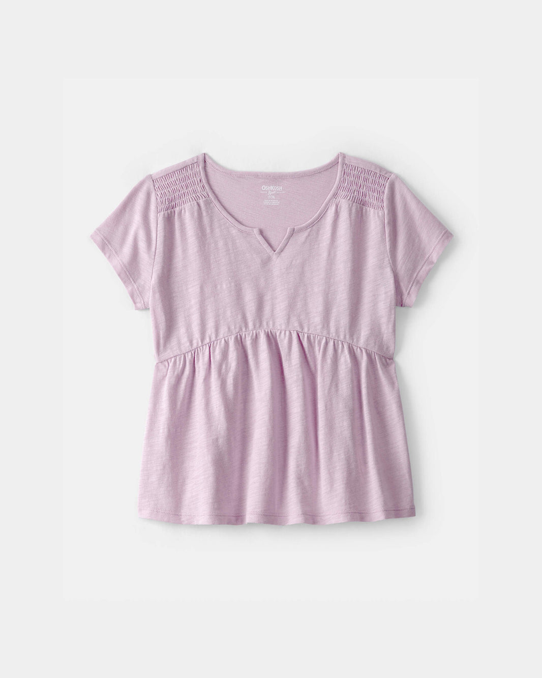 Carter's Qız Peplum Qısa Tərəvəz Köynəyi - Bənövşəyi